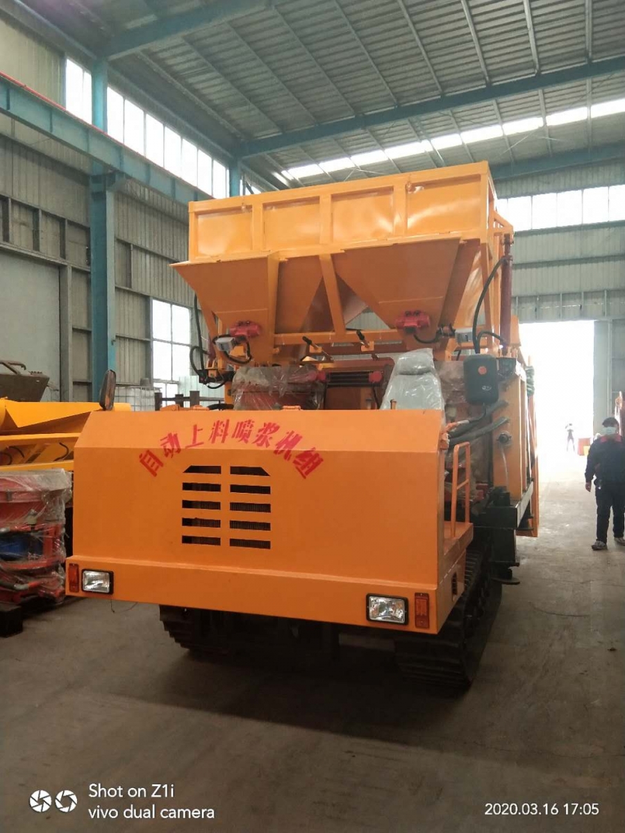 噴漿機(jī)-履帶式一拖二